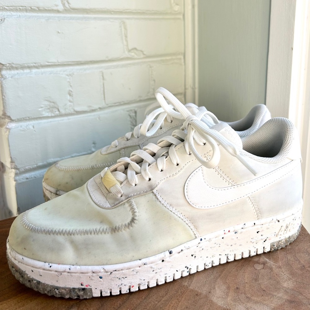 Nike Women's Air Force 1 Low Sneaker Crater Summit White 10.5 Retro Casual
